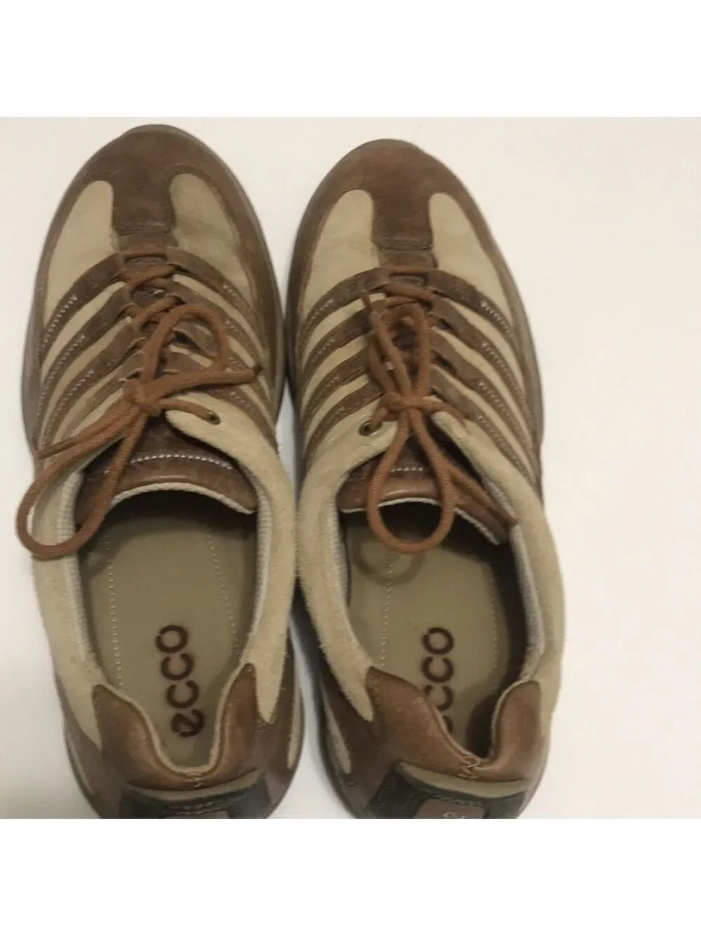 Men’s Ecco Suede/Leather Walking Shoe Size 40